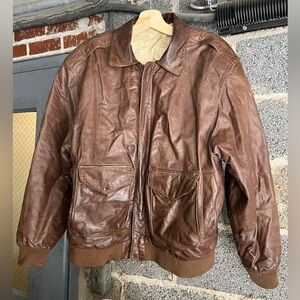 Men's Vintage Brown Leather Jacket